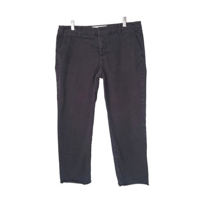 Frank & Eileen Wicklow Italian Chino Straight Leg Mid Rise Pants Black Size 10