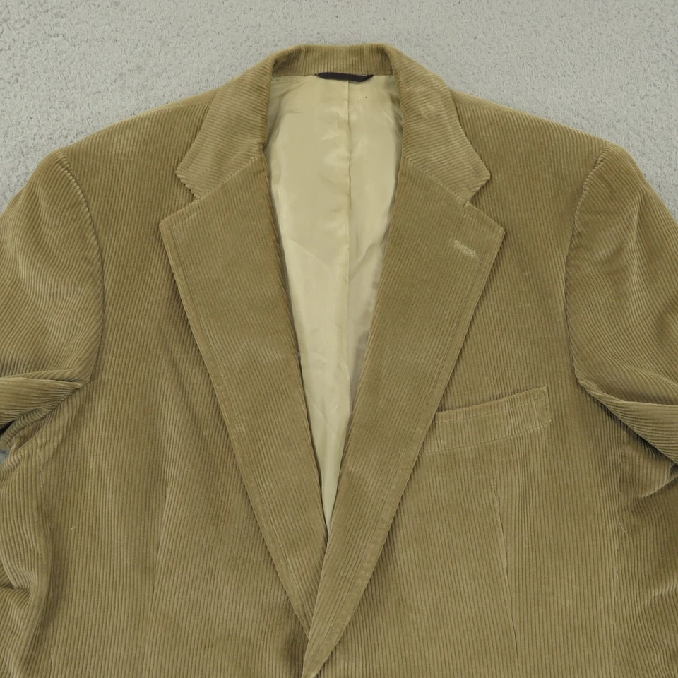 Blazer Polo Ralph Lauren 42L Caqui Pana Abrigo Deportivo Blazer Club Universitario de Colección Foto 3 de 4