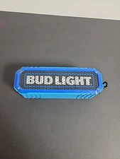 Bud Light Rugged Bluetooth Speaker Wireless Shock Proof w/LED Flashlight Tested 