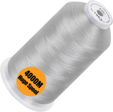 - Single Huge Spool 4000M Each Polyester Embroidery Machine Thread 40WT for Comm