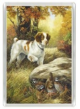 BRITTANY SPANIEL DOG FRIDGE MAGNET GREAT GIFT