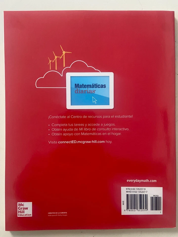 Everyday Mathematics 4th Edition, Grade 1, Spanish Math Journal, VOL 2 [Spanish] - Image 2 of 3