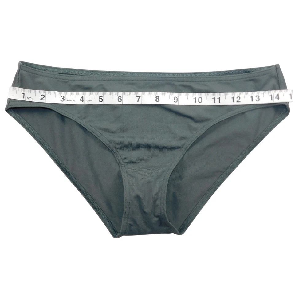 Conjunto de bikini bandeau sin tirantes verde talla 38 pequeño traje de baño de diseñador ERES Paris Foto 4 de 4