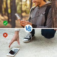 4 Pack Phone Tether Tab, Phone Strap Replacement Part for Cell Phone, Safety ...