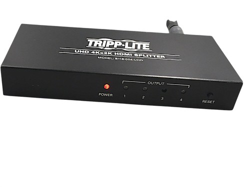 Tripp-Lite UHD 4Kx2K HDMI Splitter - 4-Port Model B118-004-UHD - Picture 5 of 11