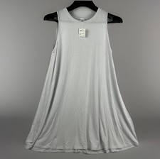 Forever 21 White Tank Top Dress Size Small  Vacation Beach NWT