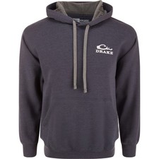 DRAKE Men's The Waterfowl Company Logo Night Sky Navy Heather Hoodie