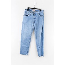 Levi Strauss Signature Relaxed Fit Jeans Mens 36x32 Light Wash 100 Cotton Y2K