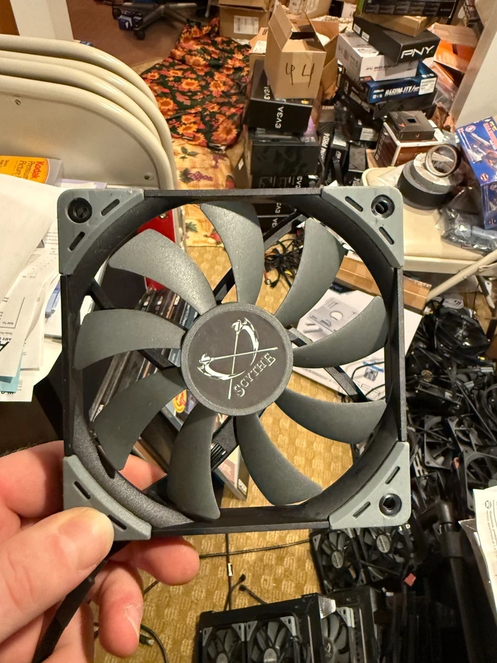 Scythe Kaze Flex 120mm Slim Fan, PWM 300-1800RPM, Quiet Case/CPU Cooler Fan - Image 2 of 2