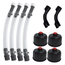  Racing Fuel Hose Kit, 4 Racing Vp Fuel Jug Hoses 4 Hoses & 2 Benders & 4 Caps