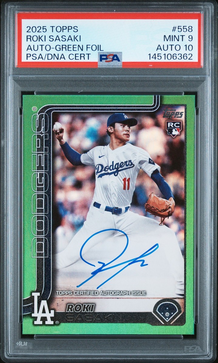 FISH BOYS 直筆サインポストカード TOMOSUKE・佐々木博史 2025 Topps Series 2 - Flagship Real One Autographs Roki Sasaki