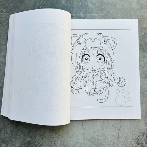 Anime Adult Coloring Book Lot of 3 - Picture 5 of 13