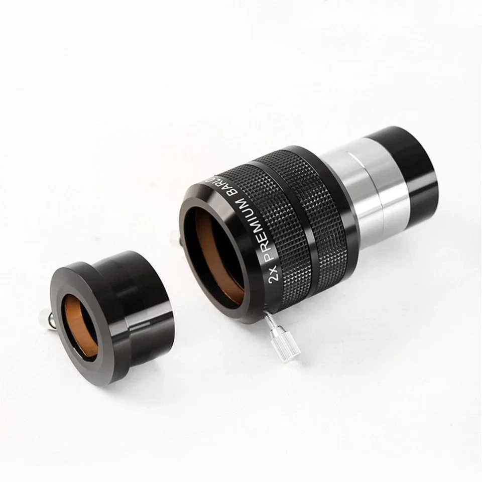 2x Apochromatic Barlow Lens 2" 4-Element Fully Multi-Coated w/ Adapter 1.25-inch - Image 4 of 4