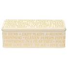 Emma Bridgewater Storage Tin Gold Toast Long Deep Rectangular Shape 24cm