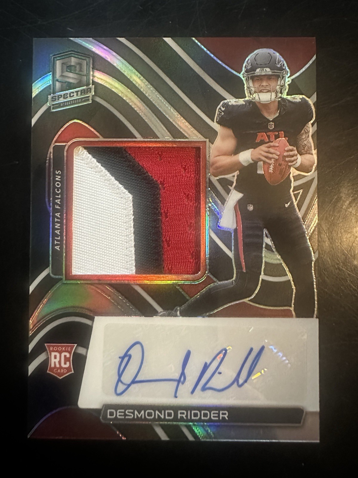 2022 Panini Spectra #224 Desmond Ridder 3 Color RPA Auto RC /125