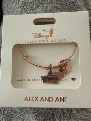  Disney Park Carousel Horses Alex & Ani Bracelet King Arthur Rose Gold Lovely