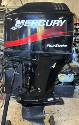 2003 Mercury 75/90 four stroke long shaft/XL tiller /remote Freshwater