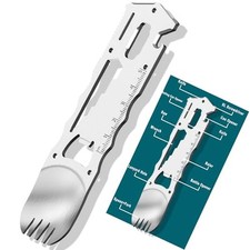 Fathers Day Dad Gifts from Daughter Son Wife Kids - Unique EDC Spork 11 in 1