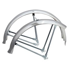 Wald Products Flared Chrome Fenders Wald 972-20 Ballon Flared Cp