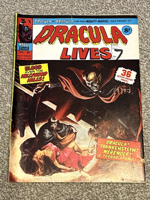 Marvel comics - DRACULA LIVES - issue 25  (apr 12th 1975)