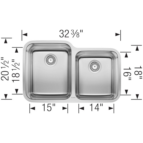 Blanco 441023 Stellar 1.75 Bowl Undermount - Picture 3 of 3
