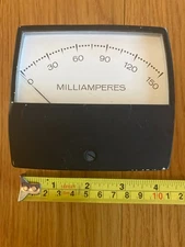 Linear Amplifier Plate or Grid Current Ammon AM-3 Panel Meter