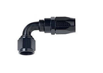 Fragola #4 x 90 Power Flow Hose End Black 109004-BL Fragola #4 x 90 Power Flow Hose End Black 109004-BL