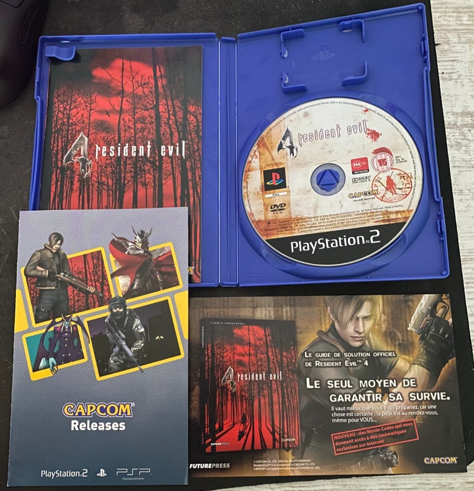 Sony Playstation 2 PS2 - Resident Evil 4 - PAL FR - Excellent état- Capcom - Photo 2/3