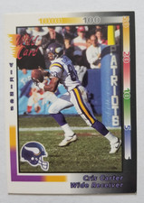 Cris Carter 1992 Wild Card #59 Minnesota Vikings  HOF