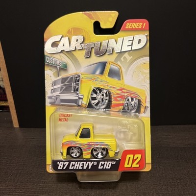 CAR TUNED '87 CHEVY C10 YELLOW WALGREENS EXCLUSIVE SERIES 1 RARE VHTF