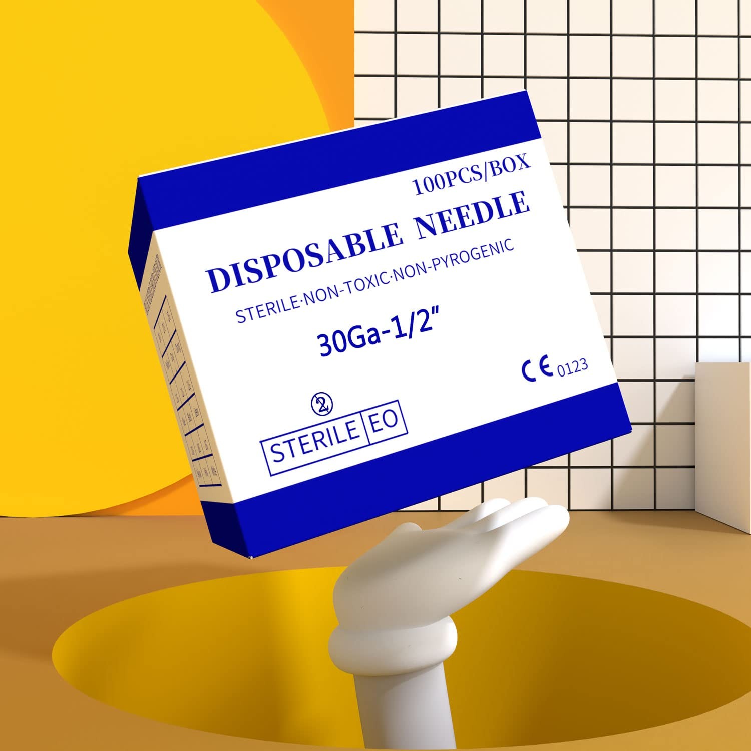 PENACUL 30 Gauge 1/2 Inch 13mm Sterile Disposable 30G-1/2"-13MM 