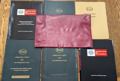 Esso Lubrication Survey Booklets Set of 6