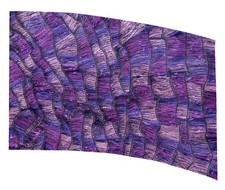 COLOR GUARD FLAGS VIOLET WHISPERS SILKS - NEW - 36" x 54" Standard Curved