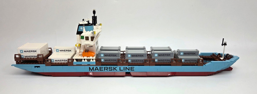 Lego Creator Expert Maersk Sealand Containerschiff 10152 95% vollständig - Bild 17 von 18