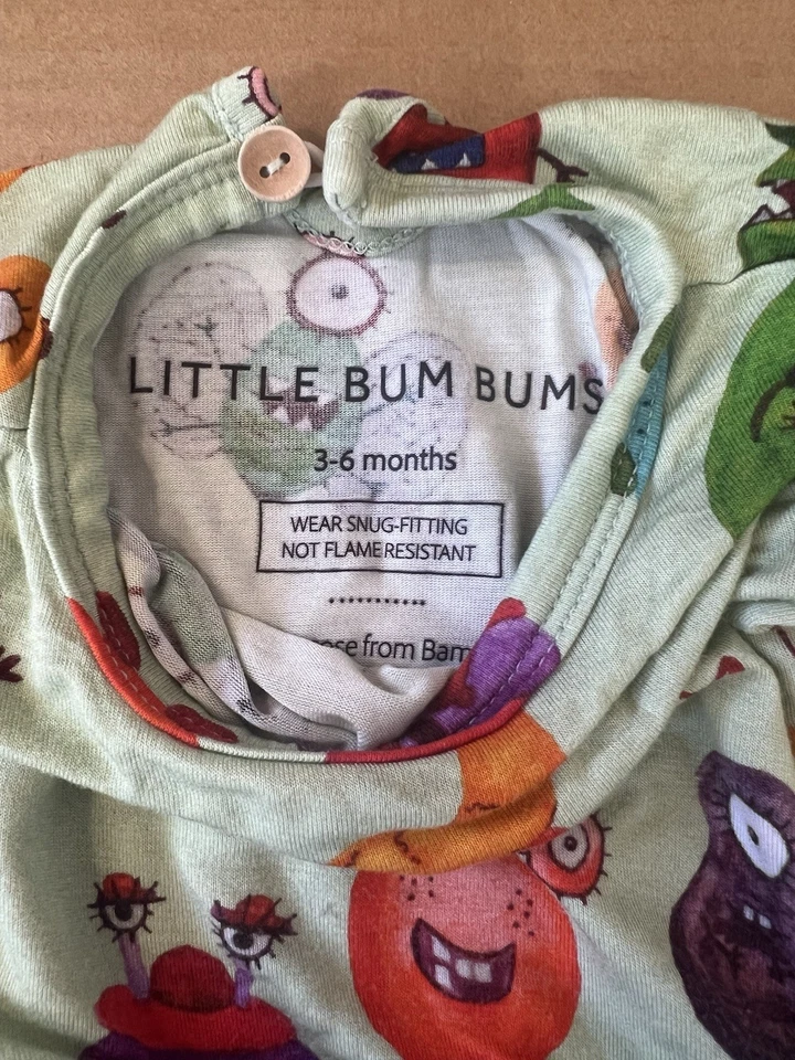 Little Bum Bums Monster Ruffle Dress - Image 2 of 3