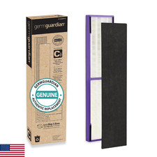 Germ Guardian FLT5250PT True HEPA Genuine Air Purifier Replacement Filter C, wit
