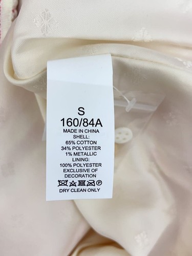 KATE SPADE NEW YORK OTHER COAT S COTTON Pink K6667 Used - Picture 4 of 6