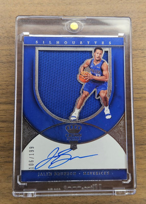 2018-19 Panini Crown Royale - Rookie Silhouettes Jalen Brunson #201 /199 (AU,...