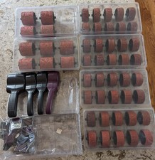 Stampin' Up Roll Around Wheel Stamps - Christmas, etc - 50 Stamps, 4 rollers etc