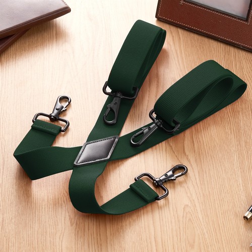 Buyless Fashion Suspenders for Men - 48" Adjustable 1 1/4" - X Back Black Hooks - Picture 68 of 119