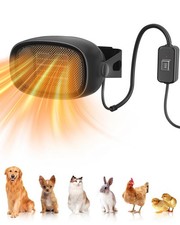 600W Dog House Heater with Thermostat, Pet Warmer for Cold Winter, 6.5 Ft Ant...