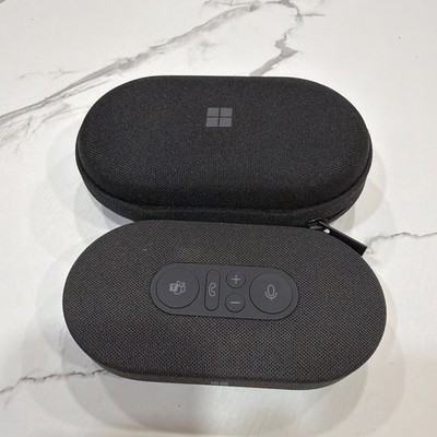 Microsoft Modern USB-C Speaker, Microsoft Teams, 2- Way Compact w/Travel Case