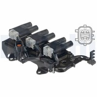 Delphi ZüNdspule GN10462-12B1 FüR Hyundai KIA Sportage Tucson JM 12V Allrad 2