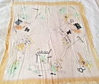 VINTAGE "TORTOISE AND THE HARE" CHILDREN'S HANDKERCHIEF - NICE! — photo 2