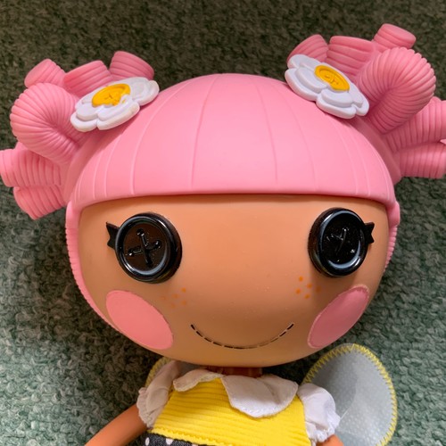 Lalaloopsy Puppe große rosa Haare tragen Hummel Outfit Original 2009 MGA 13" - Bild 2 von 7