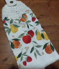 Crochet Top "Fruit" Full Hanging Kitchen Dish Towel