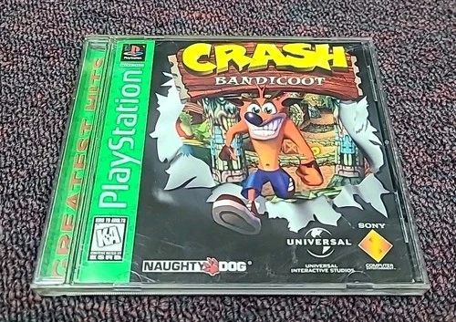 Crash Bandicoot 1 (PlayStation 1) PS1 PSX (Tested & Works Well)Ships Immediately