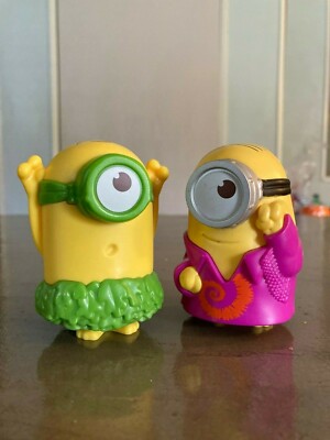 Minions McDonald's Happy Meal Toys 2015 (Jurassic Groovy Talking Minions) 