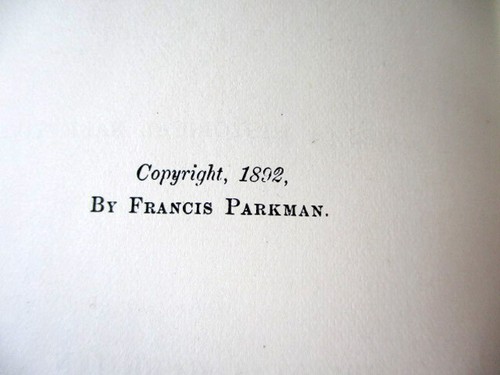 2Vols,A HALF-CENTURY Of CONFLICT,1892,Francis Parkman,1st Edition - Picture 4 of 6