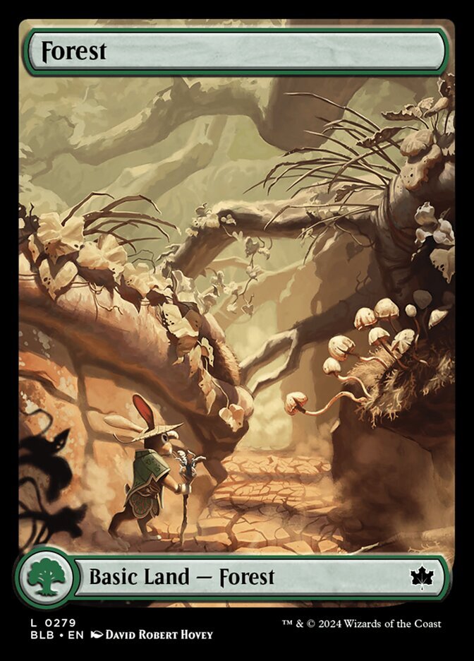 MTG Bloomburrow FULL ART L Forest #0279 SUMMER | eBay